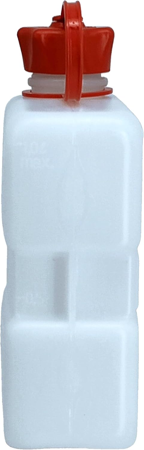 FuelFriend®-PLUS CLEAR 1,0 Liter - Klein-Benzinkanister Mini-Reservekanister + verschliessbares Ausl