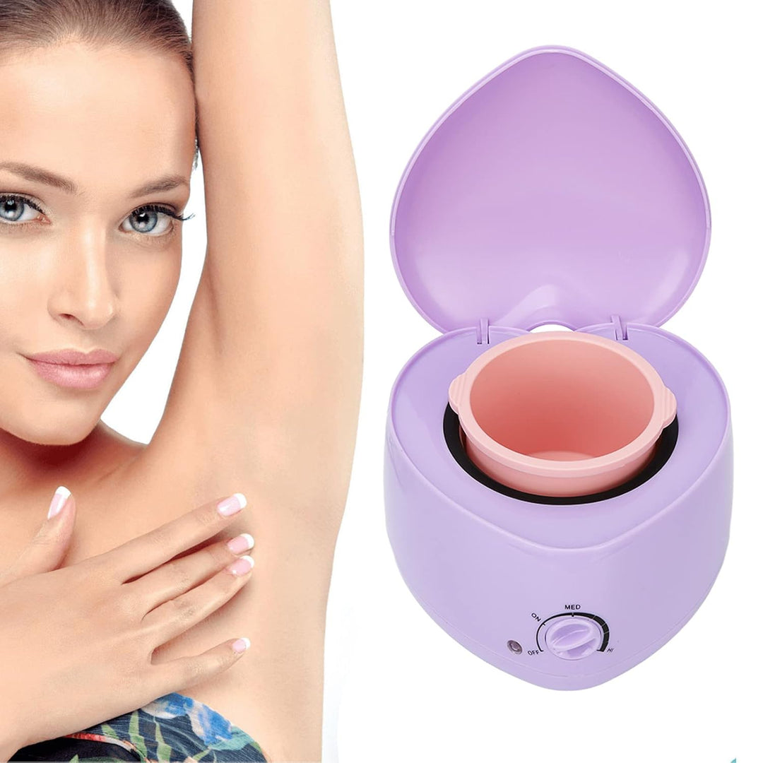 Mini Wachswärmer, Professional elektrischer Wachserhitzer, Haarentfernung Hot Wax Warmers mit Abnehm