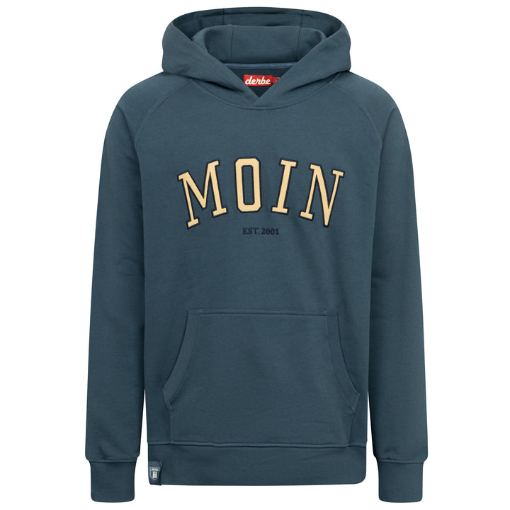 derbe Herren Kapuzenpullover Moin Hoody S Blau, S Blau