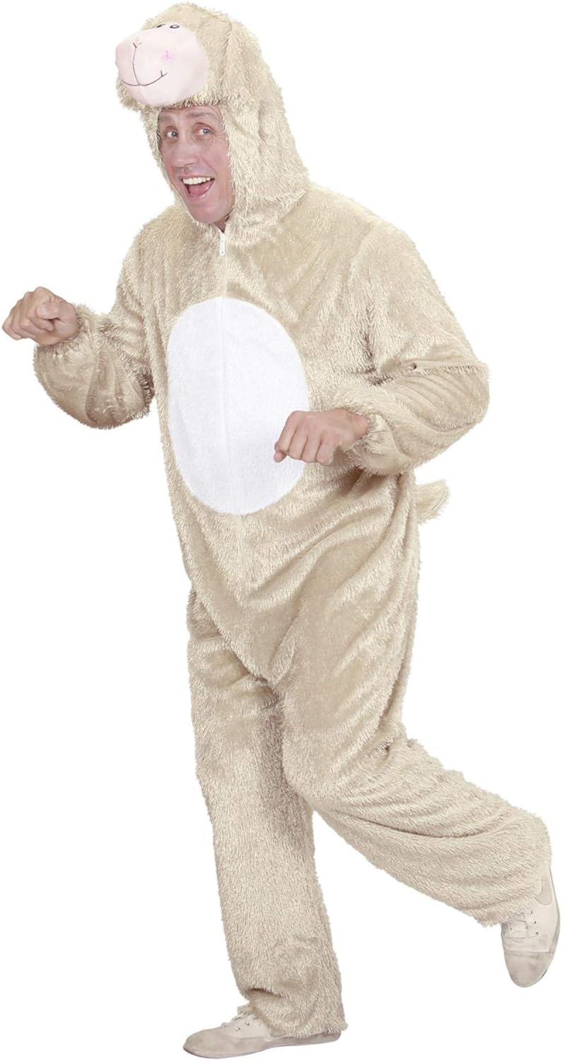 "FUNNY LAMB" (hooded jumpsuit with mask) - (M - h 165 cm), M