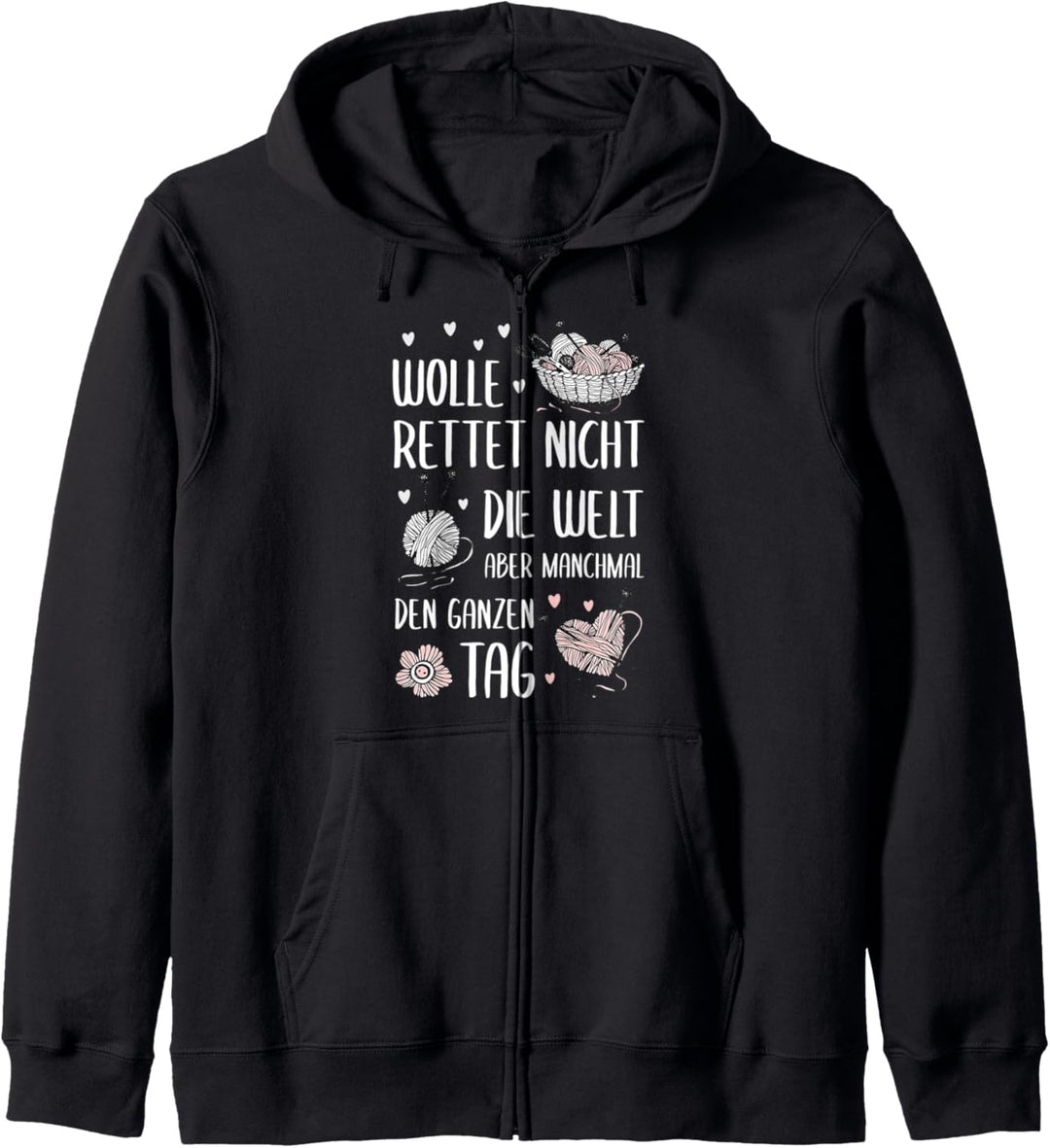 Wolle rettet den Tag, Stricken, Häkeln Kapuzenjacke