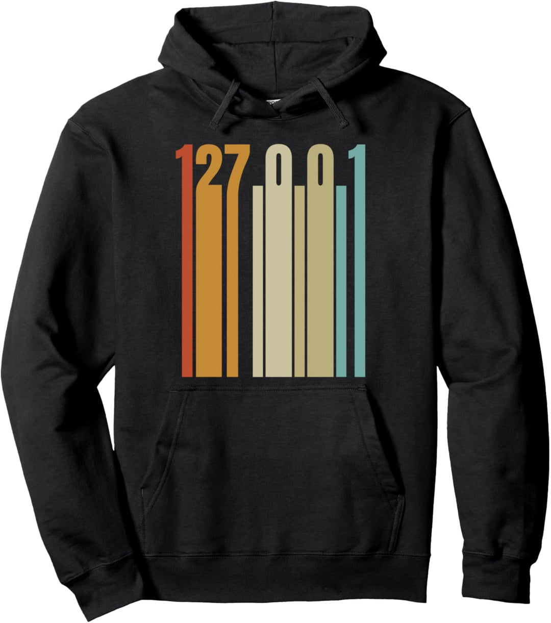Retro 127.0.0.1 - Lustige Localhost-C-Programmierung Pullover Hoodie