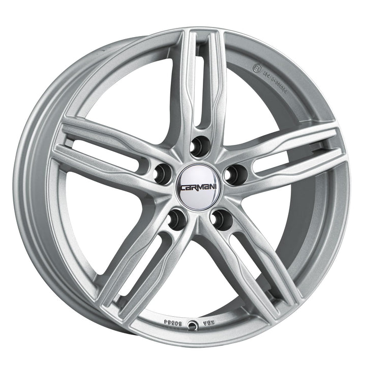 CARMANI 14 Paul kristall silber 6,5x16 ET45 5.00x108 Hub Bore 63.40 mm - Alu felgen