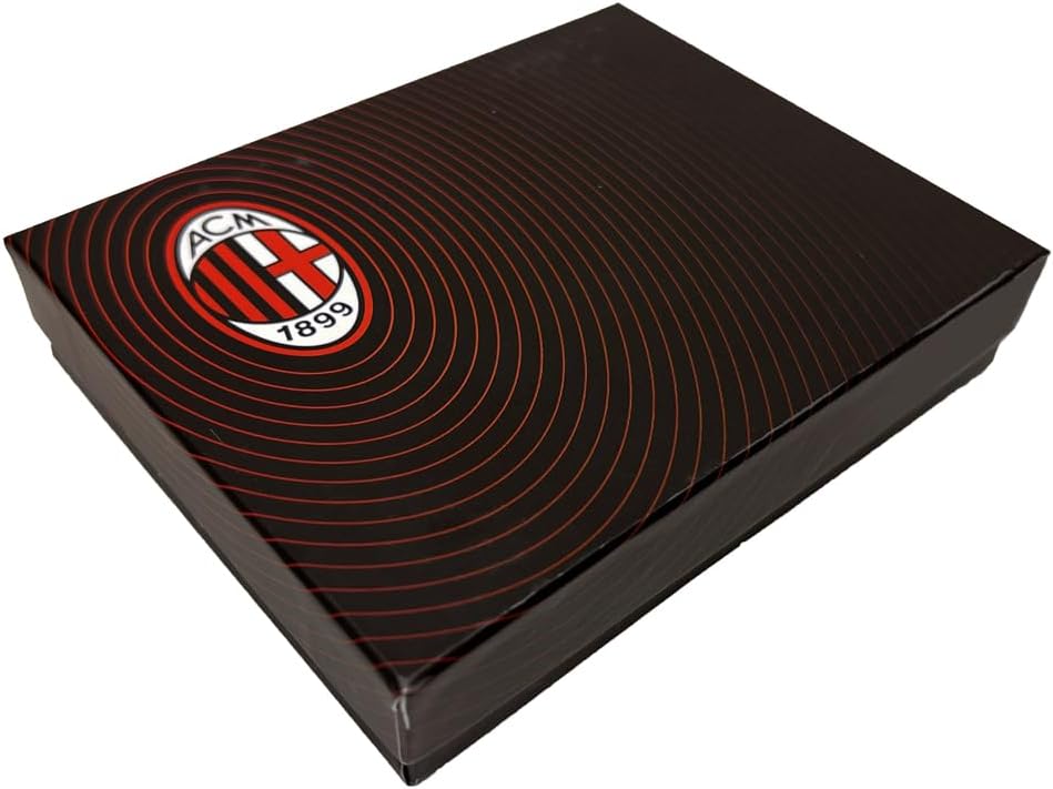 Ac Milan Unisex 143226 Reisezubehör-Brieftasche, Schwarz