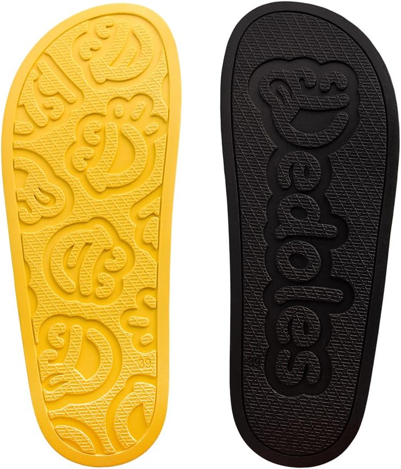 Dedoles Badeschuhe Damen Herren &amp; Kinder Badesandalen lustige Designs Bücher Kaffee Party Pizza Fuch