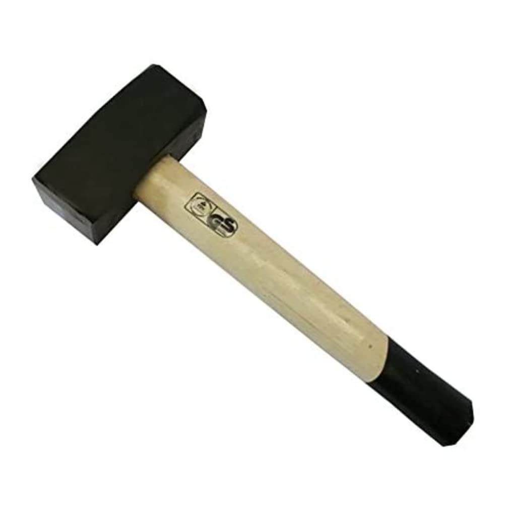 Ruthe Fäustel mit Holzstiel Esche grosse Grössen, VPA/GS geprüft - Länge 600 mm, Kopfgewicht 3000 g