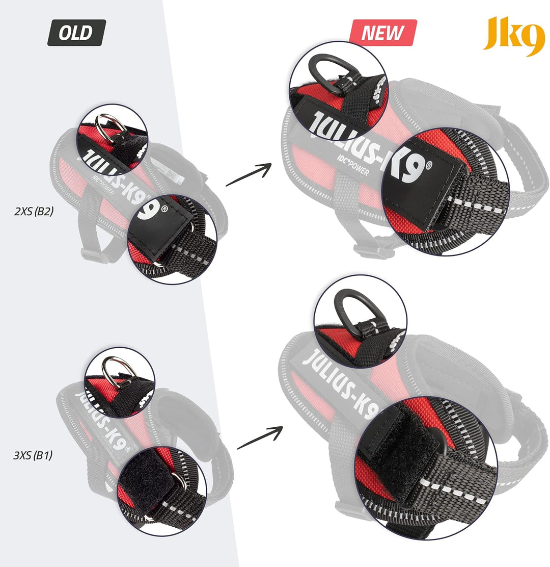 Julius-K9, IDC Powergeschirr, Grösse: 2XS / Baby 2, Anthrazit