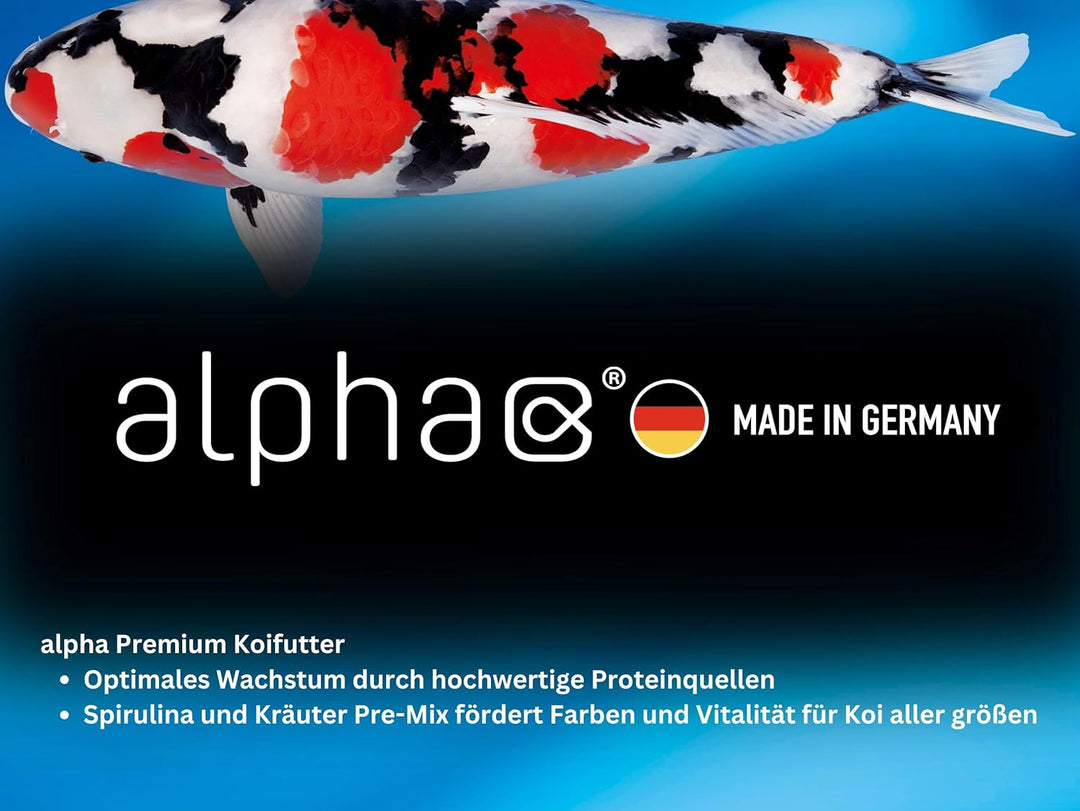 alpha Koifutter Complete 4kg - 3 mm - koinutrition one Step Ahead - Schwimmfutter Ganzjahresfutter f