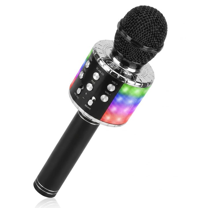 ShinePick Karaoke-Mikrofon, kabellos, Karaoke-Mikrofon, Bluetooth, tragbar, für Kinder/Erwachsene, S