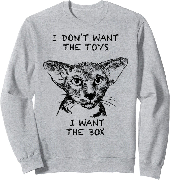 Kurzhaar Lustige Katze Zitat Hand gezeichnete Kunst Sweatshirt