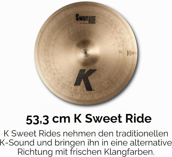 Zildjian K Sweet Becken Set - 15/17/19/21"