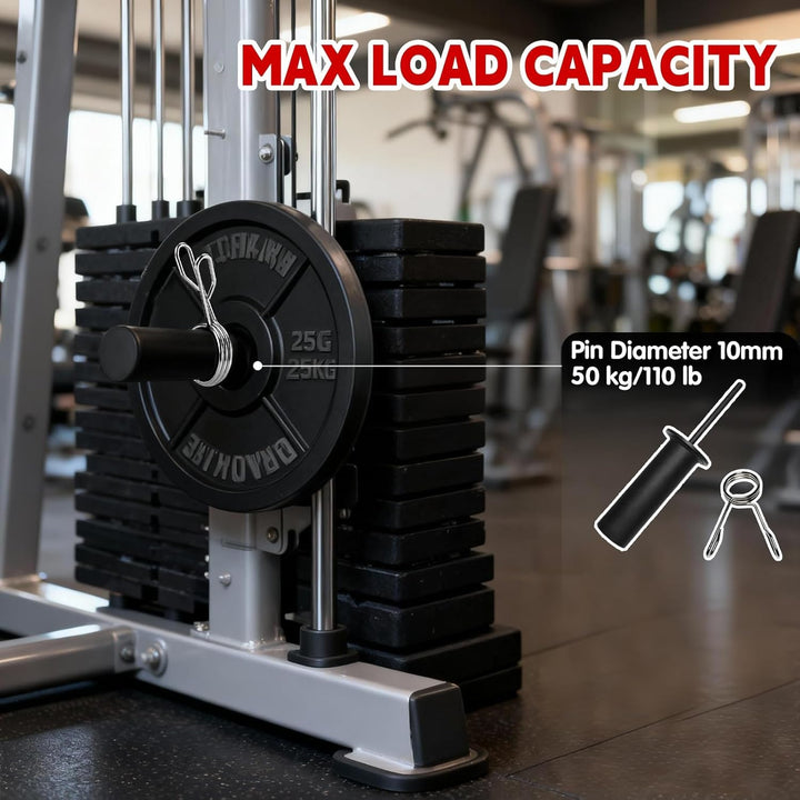 Dropset Pin Gym Gewichtsstapelstift, Tragbarer Ersatz Gym Pin für Zusatzgewicht &amp; Kraftstation, Fitn