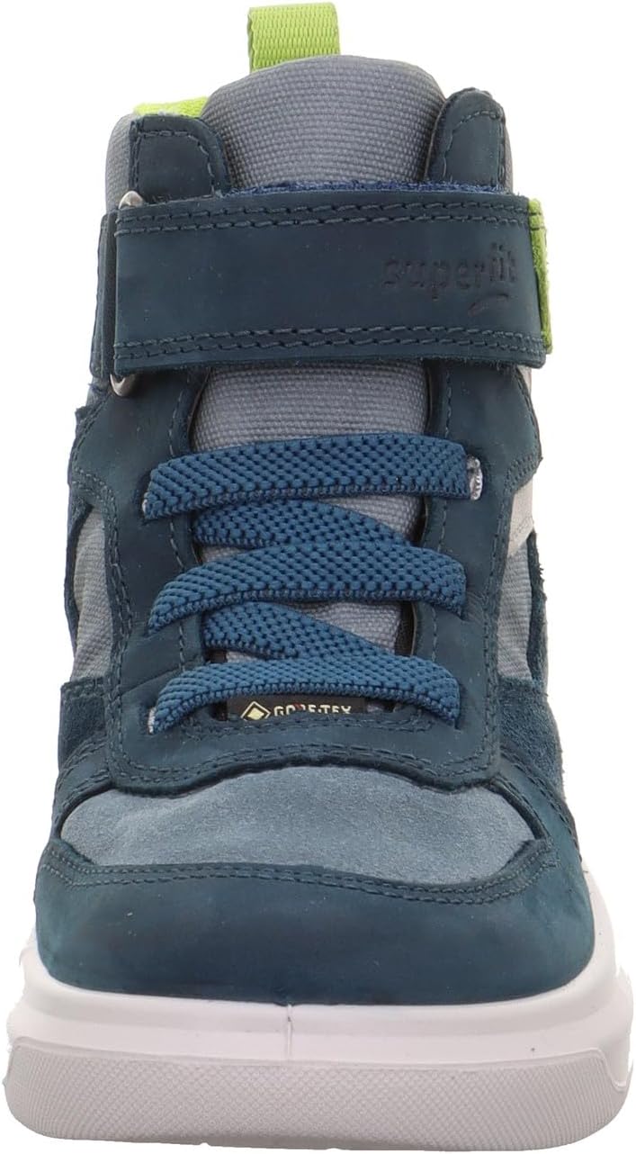Superfit Jungen Cosmo Gore-tex Leggermente Foderato Sneaker, Blau Hellgrün 8000