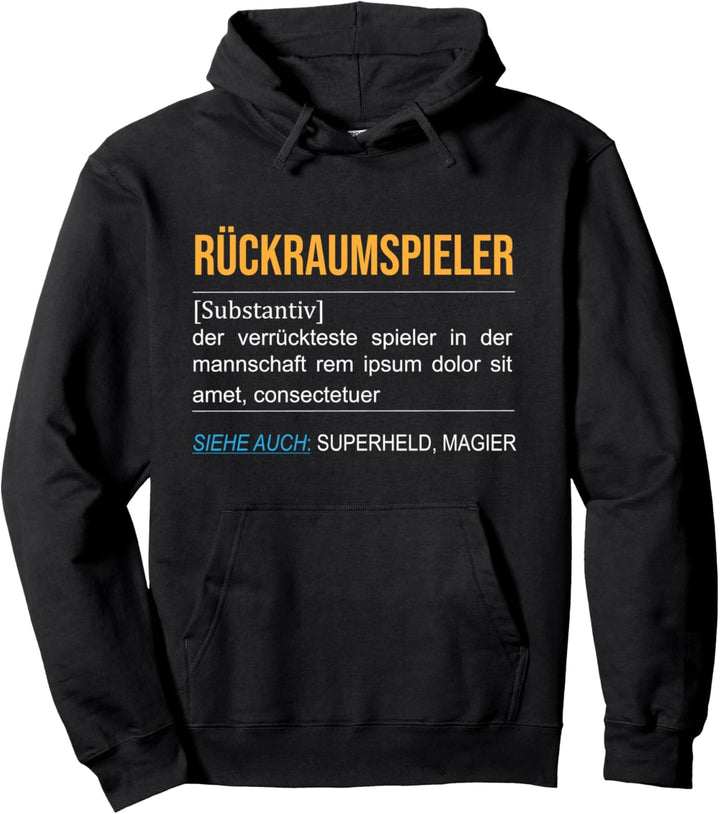 Handballspieler Handballer Verein - Rückraumspieler Handball Pullover Hoodie