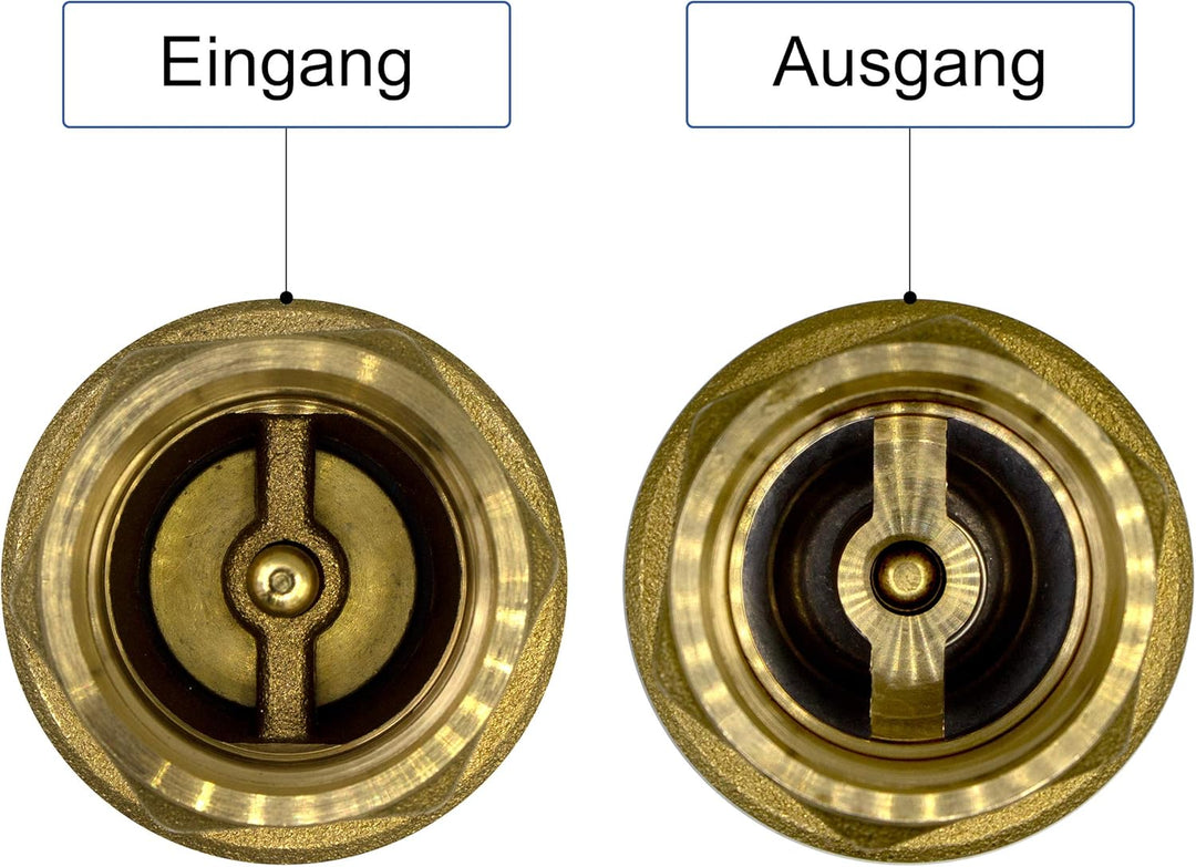 VARIOSAN Rückschlagventil 11633, 1 1/2", Messing, PN 18, IG, 1 1/2"