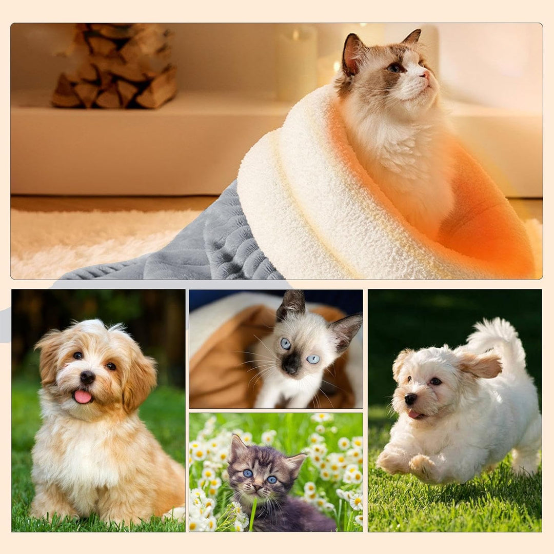 Katzen Winterschlafsack - Katzenschlafsack Für Wohnungskatzen | Weicher Bequemer Katzen Winterschlaf