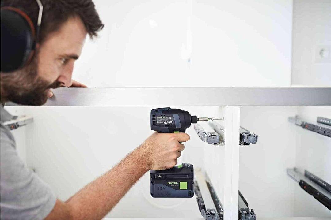 Festool Schrauber- und Bohrer-Set TID 18 HPC 4,0 I-Set T18 (mit TID 18, T 18+3, Akkupacks BP 18 Li 4