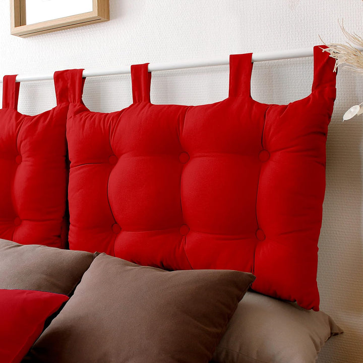 Enjoy Home Kopfteil Stoff 70 x 9 x 45 cm, rot, 9 X 45 CM, Rot