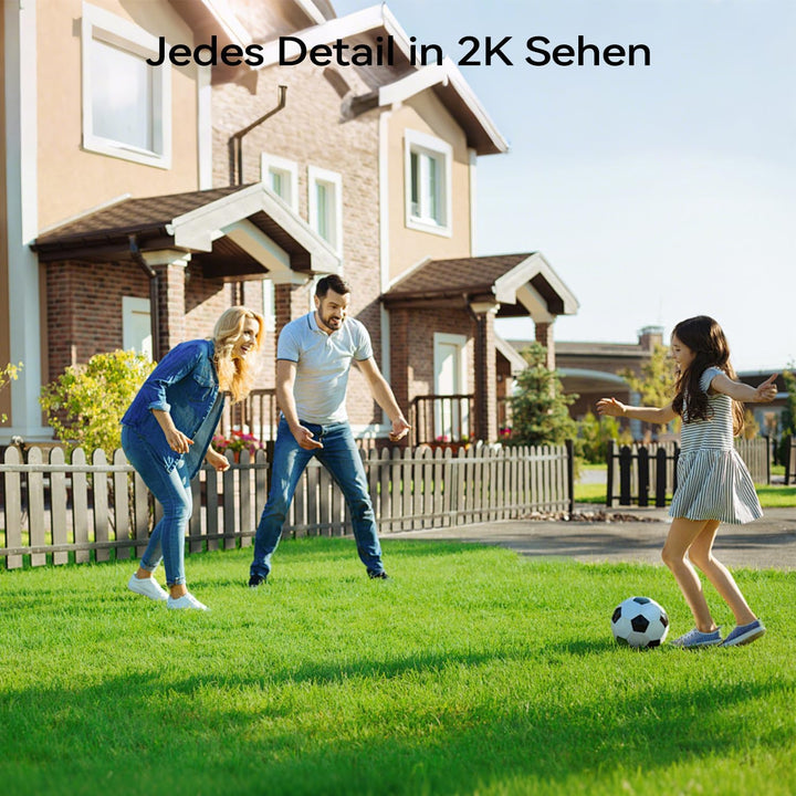 KKB 4G LTE Überwachungskamera mit SIM Karte Innen, Kamera Überwachung Aussen ohne WLAN mit Akku 5200