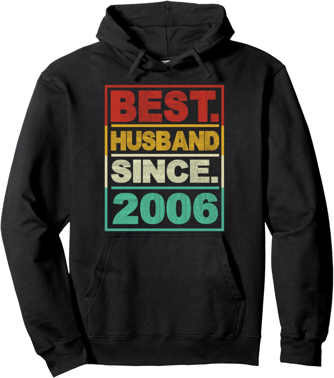 Best Husband Since 2006 13. Hochzeitstag für Ehemann Ehefrau Pullover Hoodie