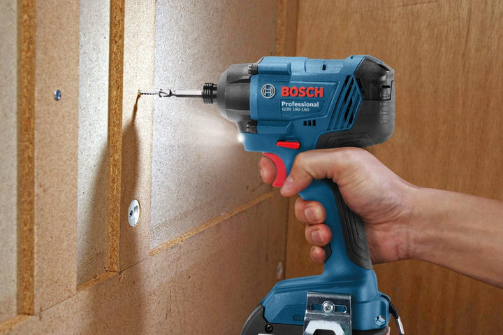 Bosch Professional 18V System Akku Drehschlagschrauber GDR 18V-160 (ohne Akkus und Ladegerät, 1/2 L-