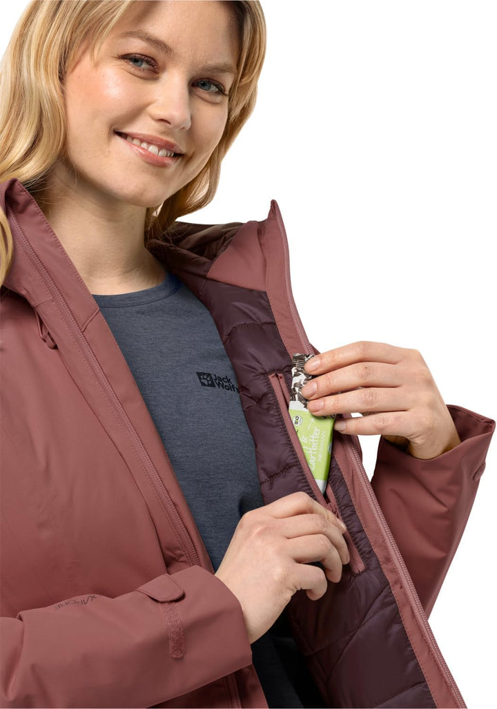 Jack Wolfskin Damen Wisper Ins Jkt W Jacket XS apple butter, XS apple butter