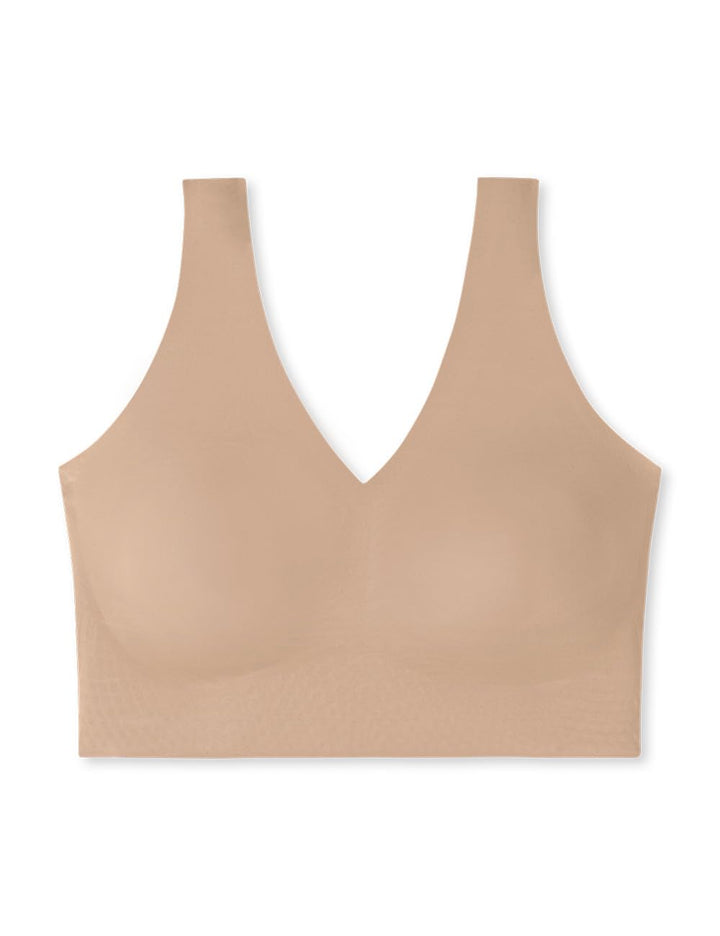 Schiesser Damen Bustier mit herausnehmbaren Pads - Invisible Soft 44 Maple_170364, 44 Maple_170364