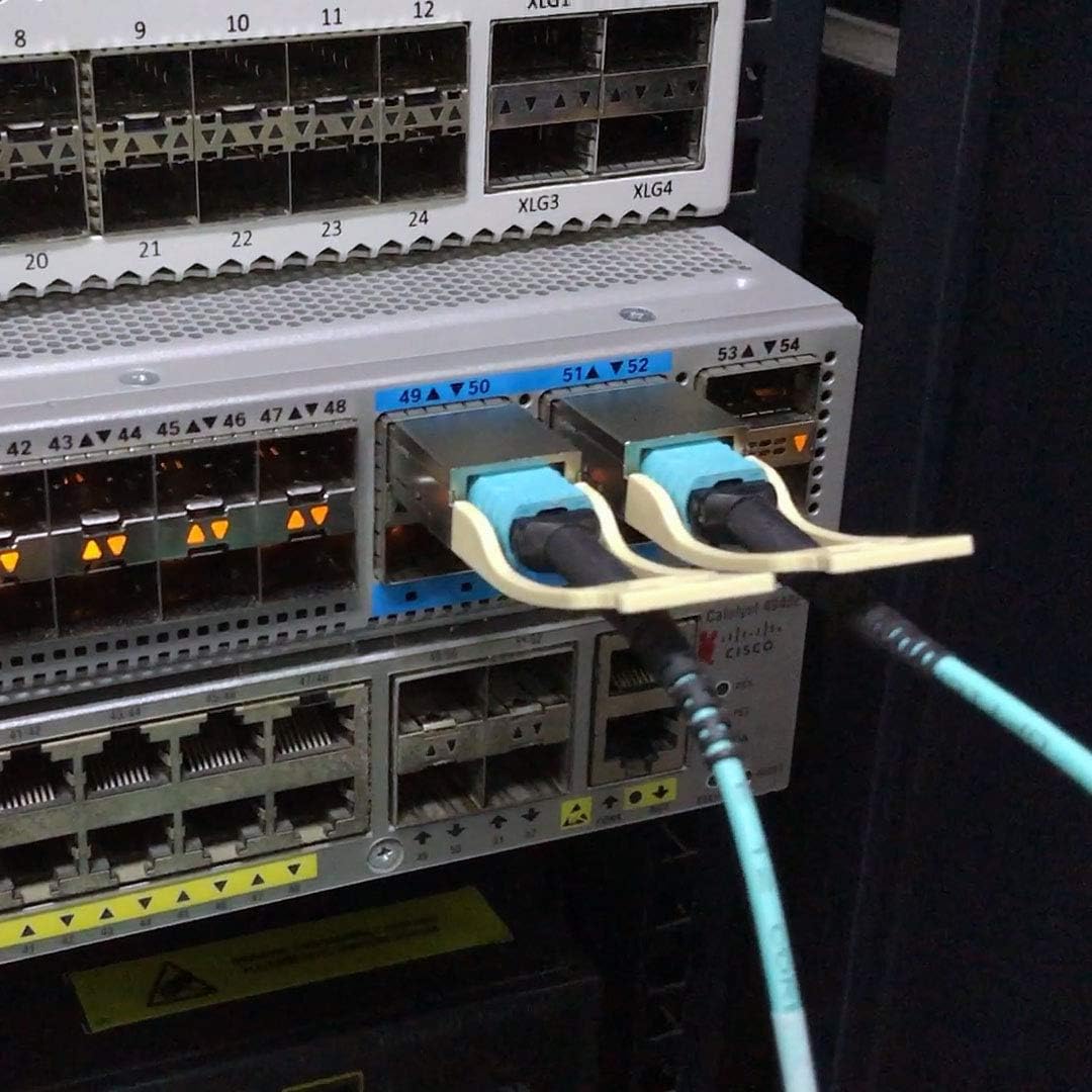 10M / 33FT 12Fasern Polarität Typ B OM3 MPO zu MPO Patchkabel Beide Female LSZH MPO - MPO LWL Patch