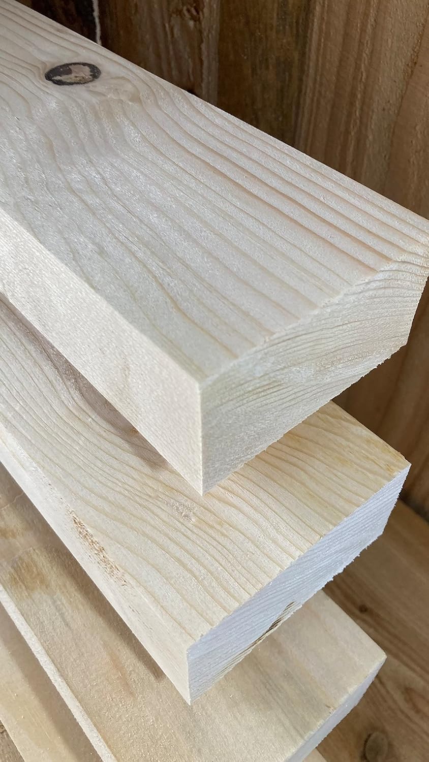 FICHTE KVH HOLZ Konstruktionsvollholz Balken Rahmen Kantholz gehobelt 45x90cm 120cm Länge (2)