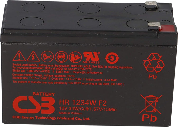 CSB-SCD110 kompatibler Akkusatz geeignet für USV APC RBC110 Plug & Play