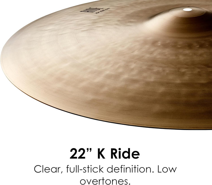 Zildjian K Zildjian Series - 22" Ride Cymbal 22 Zoll Ride, 22 Zoll Ride