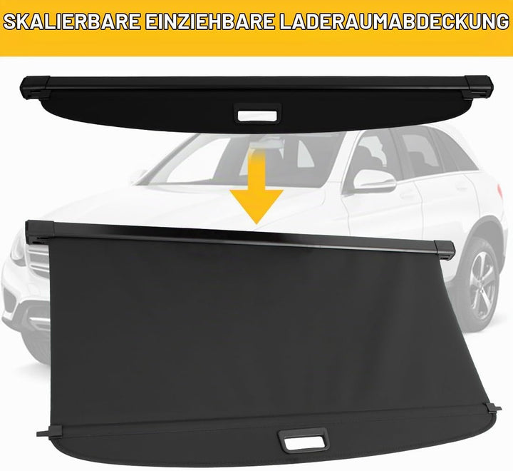 OREALTOOL Laderaumabdeckung Kofferraum Schutz Abdeckung Cargo Cover für Mercedes-Benz Klasse GLC 201