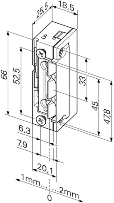 Assa Abloy 118EY13-A71 Türöffner ProFix2 ohne Arretierung/Schliessblech