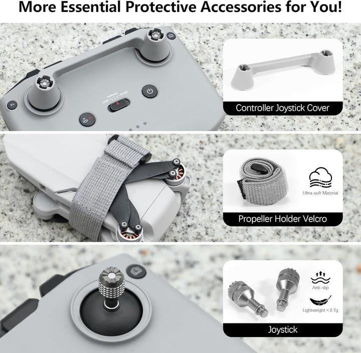 FPVtosky Mini 4K Tasche Kompakter Koffer für DJI Mini 2 SE/4K Drohne Zubehör Tragetasche Mit Steuerk