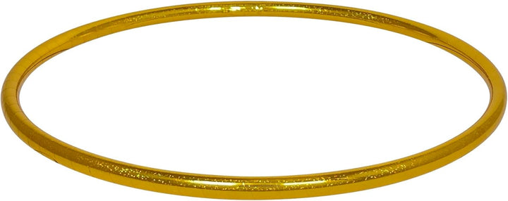 hoopomania Kinder Hula Hoop, Glitter Farben, Ø60/70/80cm Ø80cm Gelb, Ø80cm Gelb