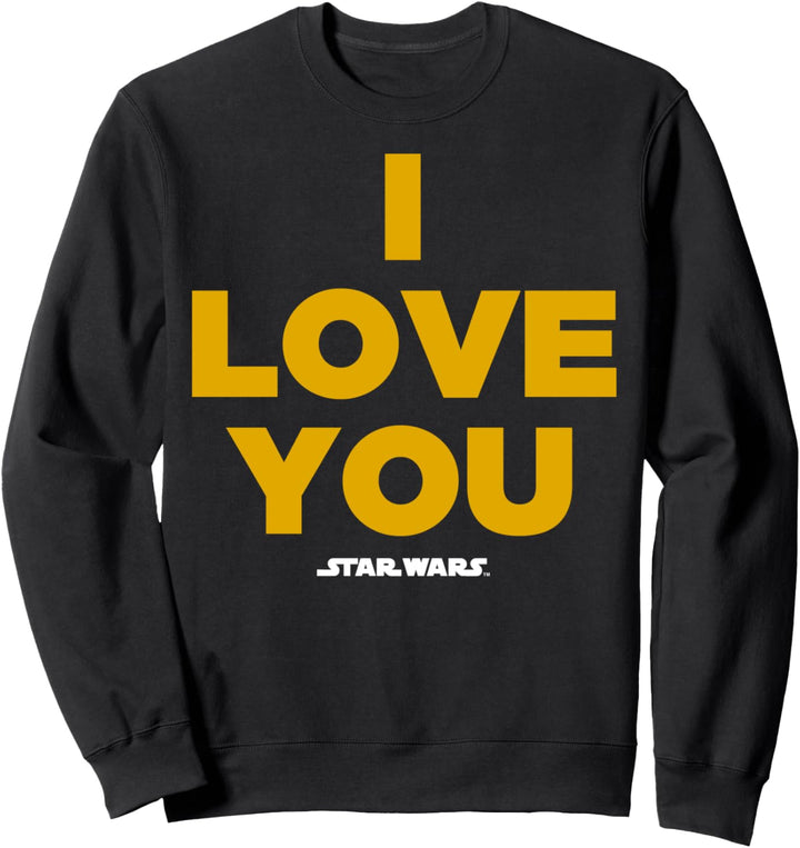 Star Wars Princess Leia I Love You Sweatshirt