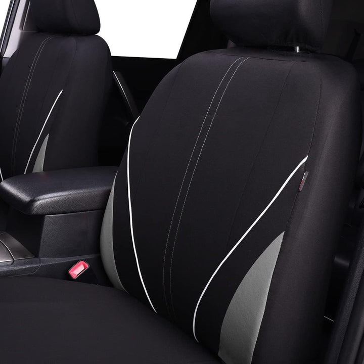 Flying Banner Universal atmungsaktive Netzstoff-Autositzbezüge, komplettes Set Airbag-kompatible Kis