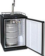 ich-zapfe Fassbierkühlschrank bis zu 50L Fässer (Bierbar) - inkl. Schanksäule Elegant und Kompensato