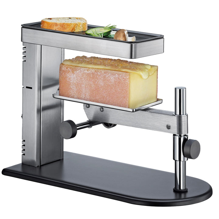 SPRING Raclette Ofen | Schweizer Raclette-Gerät | Edelstahl | stufenlos höhenverstellbar | mit antih