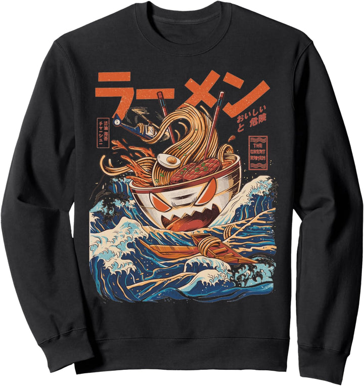 Funny Vintage Japanese The Great Ramen Grunge Asian Gift Sweatshirt