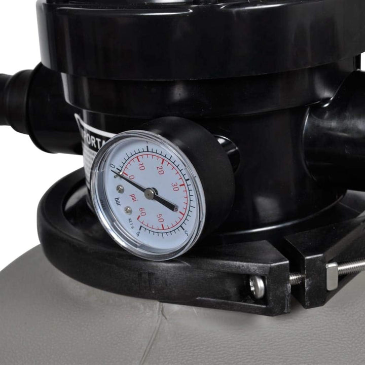 vidaXL 2x Sandfilterpumpe Sandfilteranlage Poolpumpe Filteranlage Filterkessel Wasserfilter Poolfilt