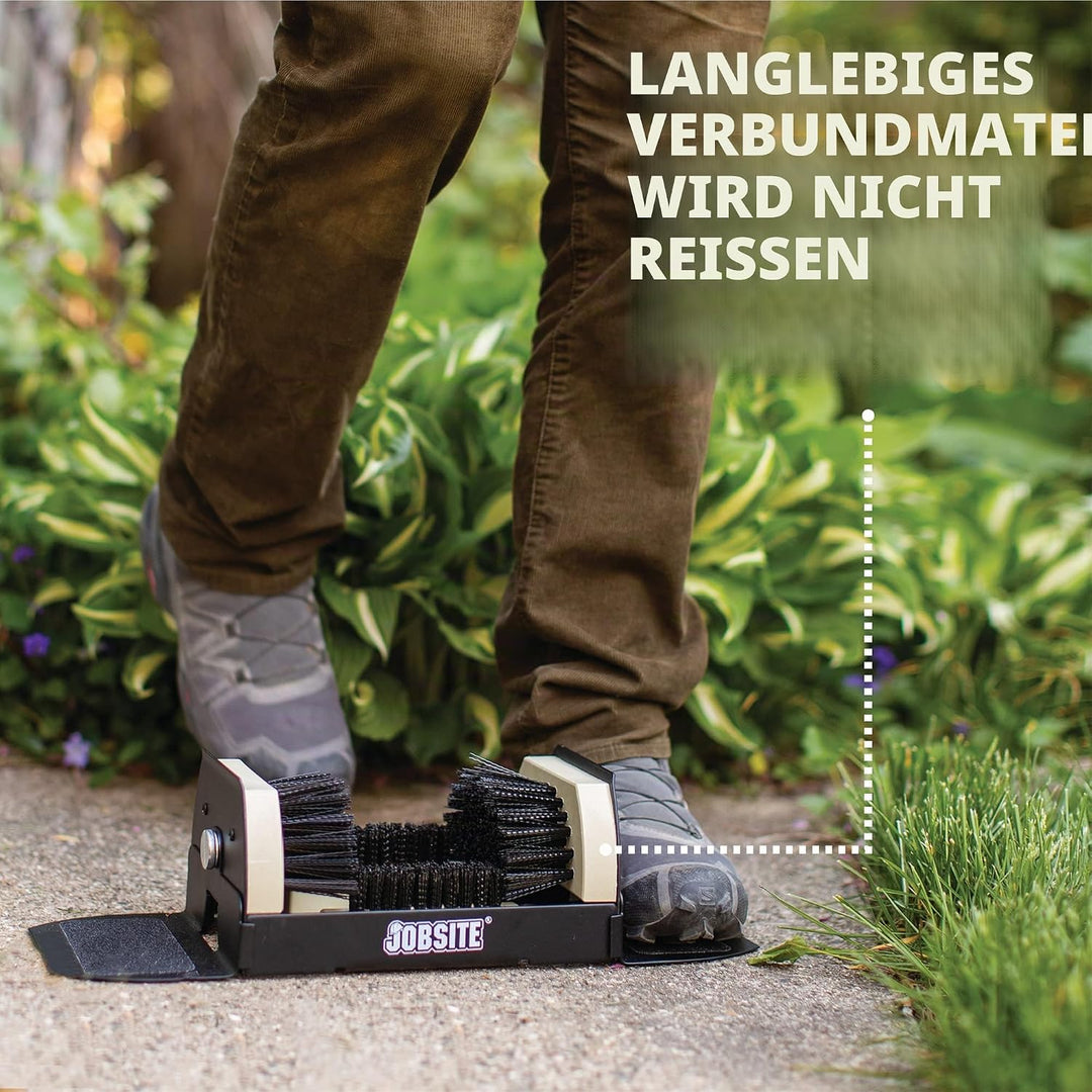JobSite Extra Breiter Stiefelreiniger - Keine Halterung erforderlich - Witterungsbeständig, langlebi