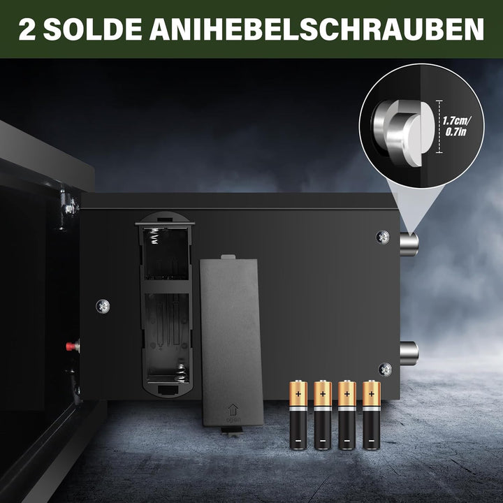 Safe Tresor, Elektronischem Möbeltresor Feuerfest Wasserdicht Kleiner Tresors für Zuhause, Tresor mi