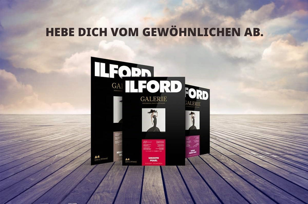 Ilford 2001746.0 Prestige Smooth Pearl Paper, 310g, 25 Blatt, A4, 21 x 29,7 cm A4 - 25 Blatt, A4 - 2