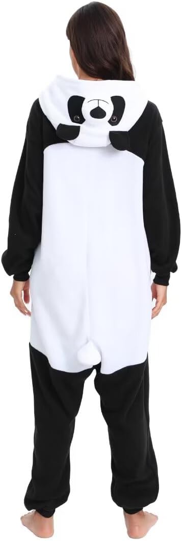 Onesie Tier Erwachsene Unisex Tieroutfit Cosplay Pyjamas Karneval kostüm M Panda, M Panda