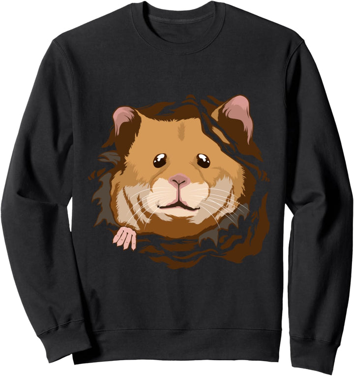 Goldhamster zerrissen Kleidung zerfetzt Zwerghamster Hamster Sweatshirt