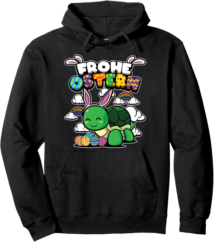 Frohe Ostern - Ostertiere - Süsse getarnte Schildkröte Pullover Hoodie