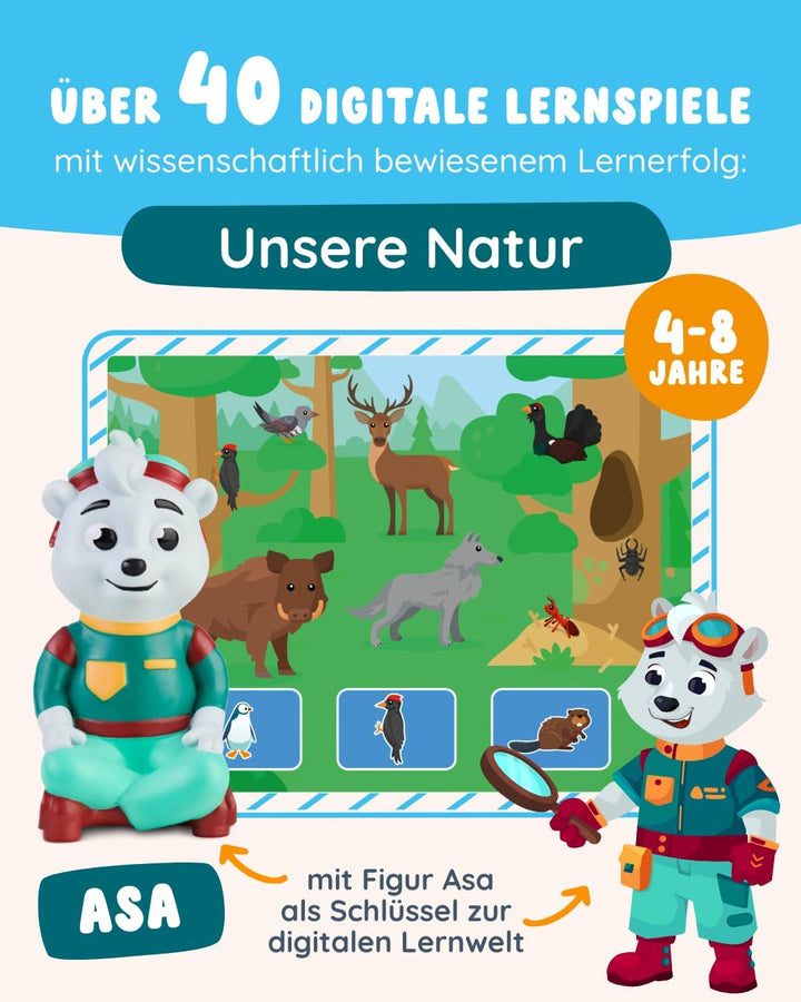 Edurino Figur Asa Unsere Natur ab 4 Jahren inkl. App | Heimische Pflanzen &amp; Tiere | Artenvielfalt |