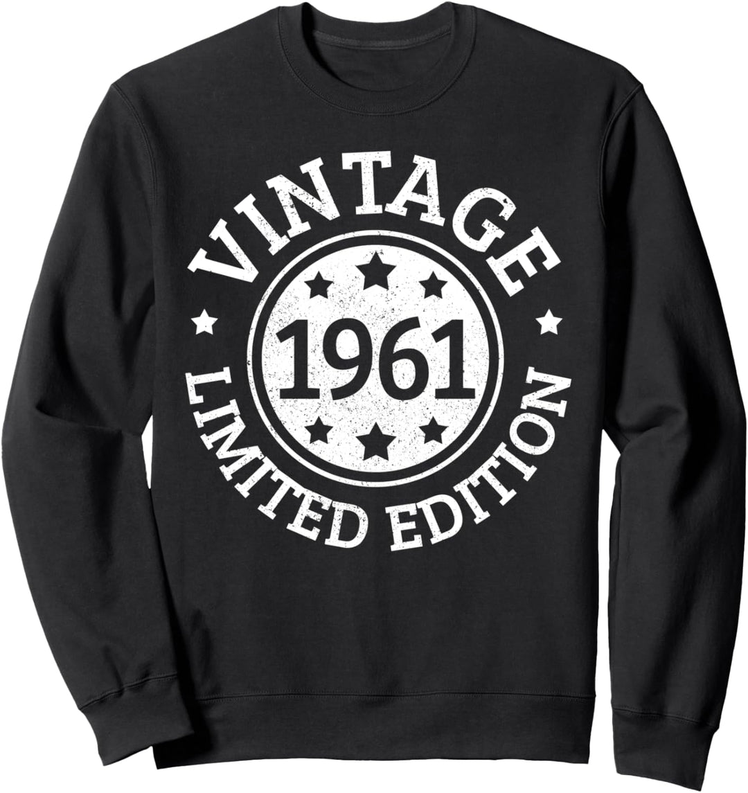 60. Geburtstag Geschenk Lustig Vintage 1961 Limited Edition Sweatshirt