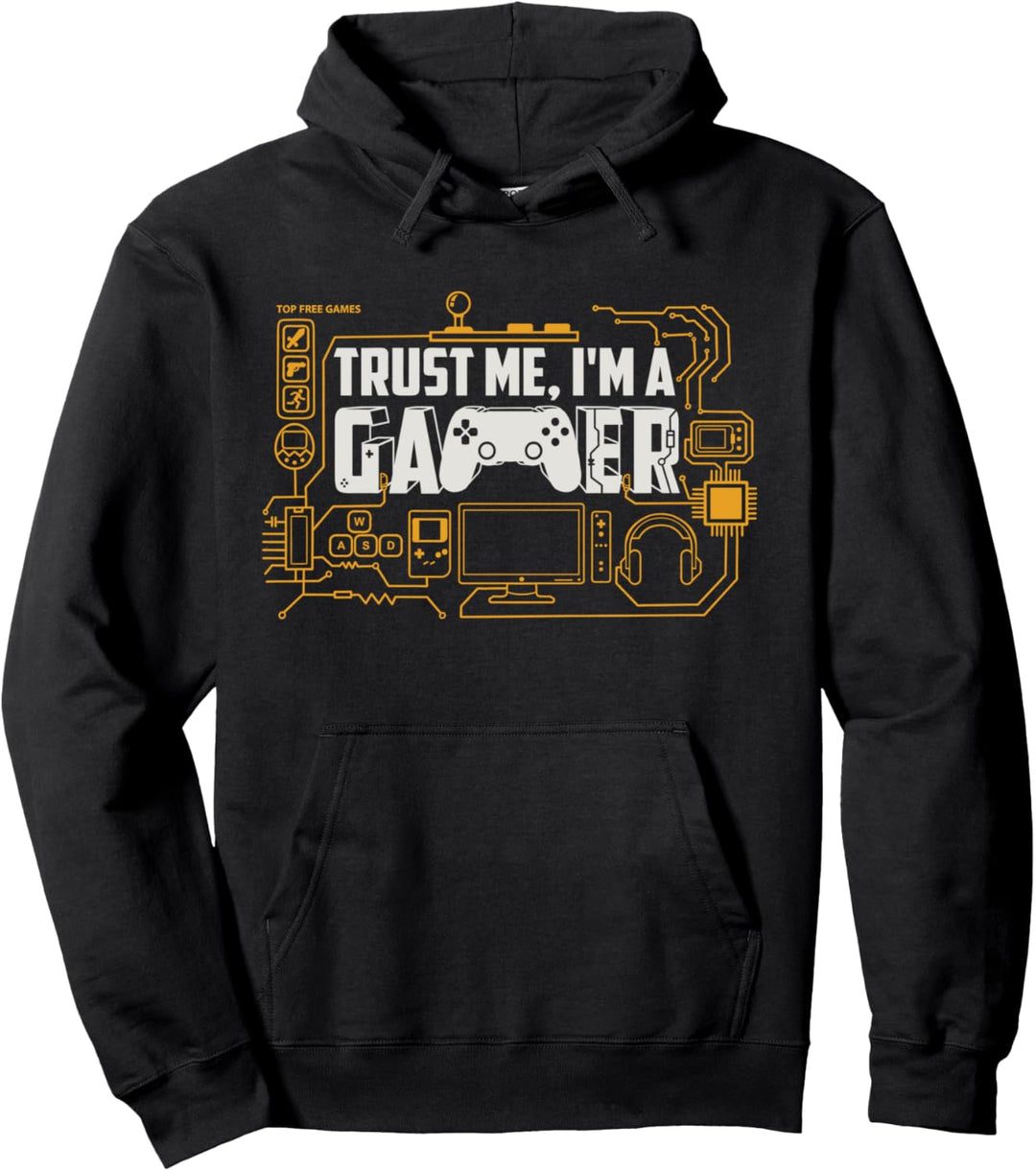 lustiges Spielerhemd. VERTRAUEN SIE MIR, ICH BIN EIN Pullover Hoodie